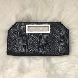 Snake Print Clutch